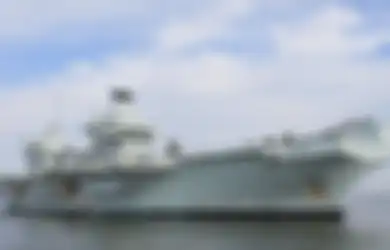 HMS Queen Elizabeth, kapal perang terbesar yang pernah dibangun Inggris.