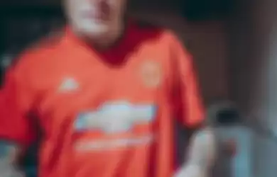 Ben Barlow dengan jersey Manchester United