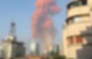 Ledakan di Beirut.