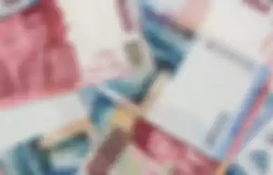 Ilustrasi uang kertas Indonesia.