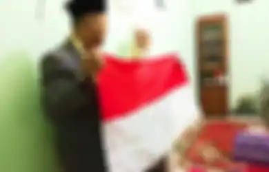 Pernikahan Unik Gunakan Bendera Merah Putih sebagai Mas Kawin, Dilakukan Pasangan Ini untuk Mengenang Perjuangan Menikah di Tengah Pandemi