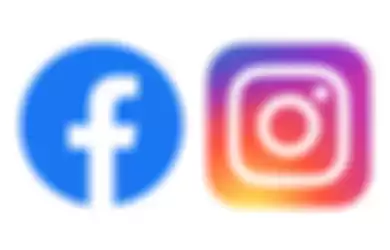 Ilustrasi Facebook dan Instagram