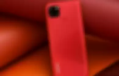 realme C12 warna coral red