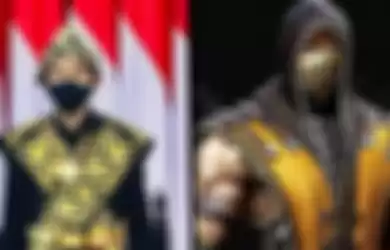 Jokowi (kiri), Scorpion (kanan)