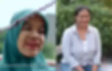 Ini dia Siti Fauziah Saekhoni, sosok yang luwes perankan Bu Tejo dalam film pendek berjudul 'Tilik'.