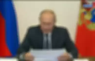(ilustrasi) Vladimir Putin tertawa geli saat menterinya bawa-bawa Indonesia di rapat negara