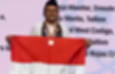 Rayhan Danendra Wiracalosa saat mengikuti ajang International Olympiad of Metropolises 2019 di Moscow, Rusia