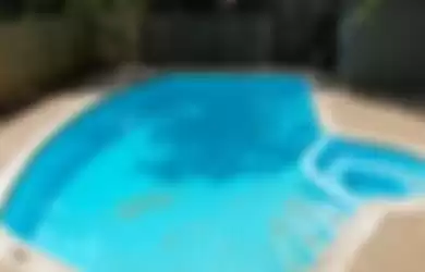 Pria terkejut menemukan kolam renang di halaman belakang rumahnya.