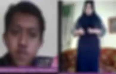 Tangkapan layar dari video viral yang beredar di sosial media, memperlihatkan situasi ospek virtual oleh kakak tingkat dengan para maba