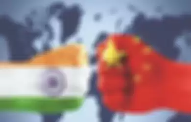 (ilustrasi) Perbandingan kekuatan militer China dan India