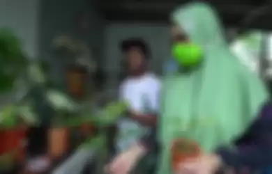Kartika Putri berburu tanaman viral janda bolong