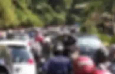 Macet di kawasan Puncak, Bogor (ilustrasi).