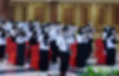 Lembaga Administrasi Negara (LAN) menggelar pelatihan dasar Calon Pegawai Negeri Sipil (CPNS) di Graha Makarti Bhakti Nagara, Kantor LAN, Pejompongan, Jakarta Pusat, Jumat (17/7/2020).