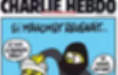 Sampul media satir Charlie Hebdo yang sering terbitkan sampul kontroversial terhadap kaum agama