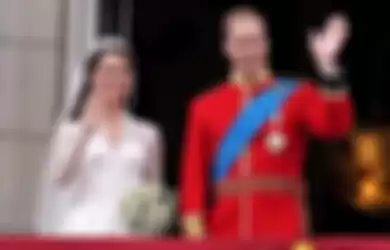 Momen pernikahan Kate Middleton.