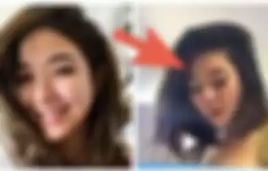 Gisella Anastasia (kiri) dan pemeran wanita dalam video asusila yang beredar.