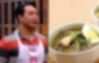 Dava 'MasterChef Season 7' harus tereliminasi lantaran soto madura kreasinya dikritik Chef Juna dan Chef Arnold.