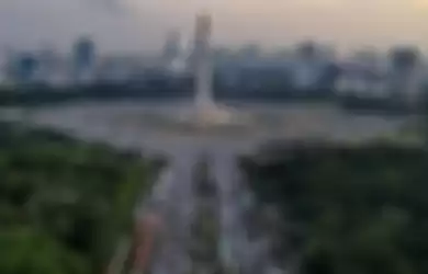 Suasana aksi reuni 212 di kawasan Monas, Jakarta, Senin (2/12/2019). Reuni akbar 212 yang dihadiri sekitar ratusan ribu orang itu digelar untuk mengirimkan pesan damai dan aman serta mempererat tali persatuan umat Islam dan persatuan bangsa Indonesia.