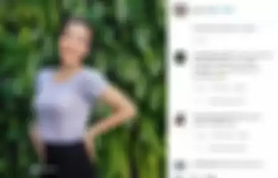 Postingan Gisella Anastasia pamer perut rata.