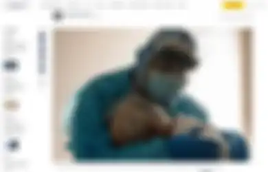 Kisah Viral Dokter Varon, Peluk Pasien Lansia COvid-19 yang Gelisah, Saya Ikut Merasakan Kesedihan yang Dirasakannya