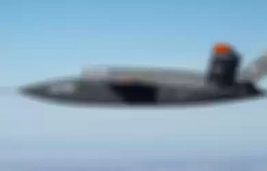 Demonstran XQ-58A Valkyrie, kendaraan udara tak berawak subsonik jarak jauh dan tinggi menyelesaikan penerbangan perdananya pada 5 Maret 2019, di Yuma Proving Grounds, Ariz.