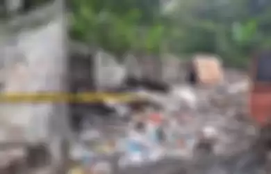 Lokasi ditemukannya tangan kiri di tempat sampah kawasan Jalan KH Noer Ali, Kota Bekasi, Senin (7/12/2020)