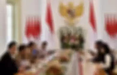 Presiden Joko Widodo bertemu pendiri sekaligus Executive Chairman Alibaba Group Jack Ma, di Istana Kepresidenan Bogor, Sabtu (1/9/2018)