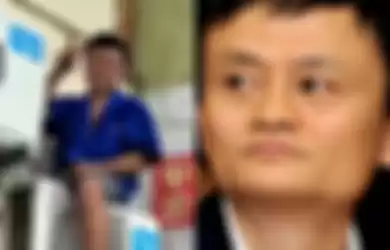 Viral video tukang reparasi AC mirip Jack Ma, ini faktanya.