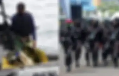 Temukan Puing Pesawat dan Bagian Tubuh Korban Sriwijaya Air, Pasukan Elite Denjaka Ternyata Sering Bikin Gentar Navy Seal Amerika