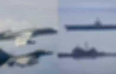 Tak Bisa Dihindari, Laut China Selatan Tunggu Pertempuran Mengerikan, 12 Jet Tempur Tiongkok vs Kapal Induk dan 3 Kapal Penghancur AS!