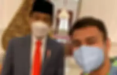 Raffi Ahmad dan Presiden Jokowi 