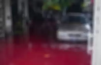 fenomena banjir merah di wilayah Pekalongan