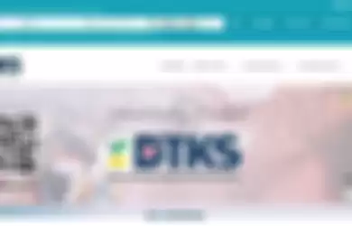 Tangkapan layar situs dtks.kemensos.go.id untuk melihat data penerima BST.