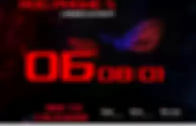 Tangkapan layar situs resmi Asus yang menampilkan tanggal rilis ROG Phone 5.
