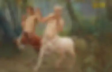 Cheiron dan Pholos, 2 Makhluk Berkepala Manusia Berbadan Kuda yang Baik di Antara Centaurus Lain yang Liar dan Suka Makan Daging Mentah-mentah