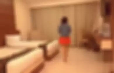 Potongan gambar video mesum dua sejoli di kamar hotel di wilayah Bogor, Jawa Barat.