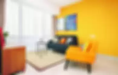 Ilustrasi warna cerah yang dapat menaikkan mood penghuni rumah. 