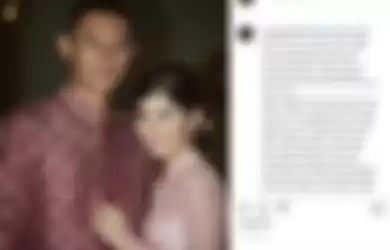 Tangkap Layar Annisa Pohan Unggah Foto Bareng Agus Yudhoyono Saat Lamaran Dulu