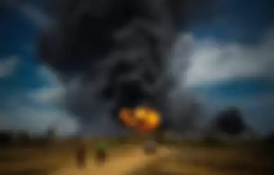 Ledakan kilang minyak Amuay di Venezuela tahun 2012