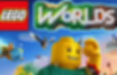 Poster game Lego Worlds 