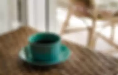 Ilustrasi air kopi bubuk