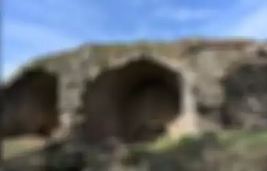 Kondisi arena gladiator yang ditemukan di Turki setelah dibersihkan. 