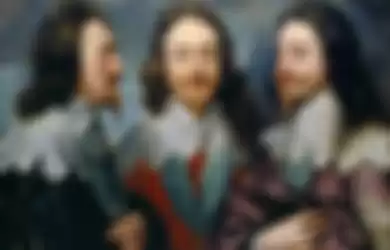 Raja Charles I dalam 3 wajah.