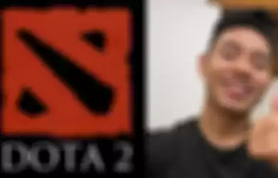 Ilustrasi YouTuber Fiki Naki dan game Dota 2 yang gemar ia mainkan