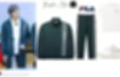 Harga outfit FILA yang dipakai BTS