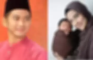 Rizki DA, Nadya Mustika Rahayu, dan anaknya