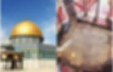 ﻿  Misteri Sakhrah di Masjid Al Aqsa, Batu Pijakan Nabi Muhammad SAW Saat Mi’raj 