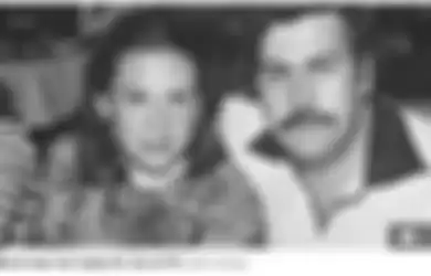 Pablo Escobar dan Victoria Eugenia Henao muda.