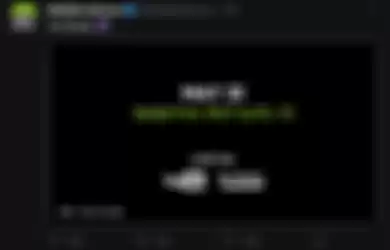 Teaser pengumuman GPU baru Nvidia di akun twitter resminya