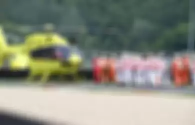 Foto kecelakaan fatal pebalap Moto3 Jason Dupasquier dikecam, Valentino Rossi punya 2 pilihan ini. 